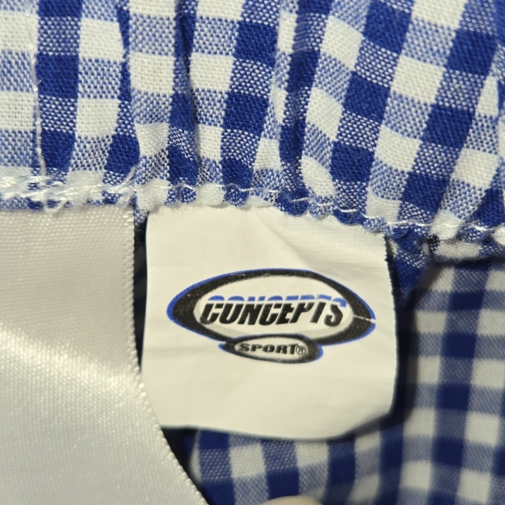 NWOT Women's Concepts Sport Pitt Pittsburg Panthers Blue Gingham Lounge Pants M - Picture 7 of 13